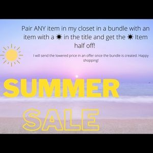 SUMMER SALE